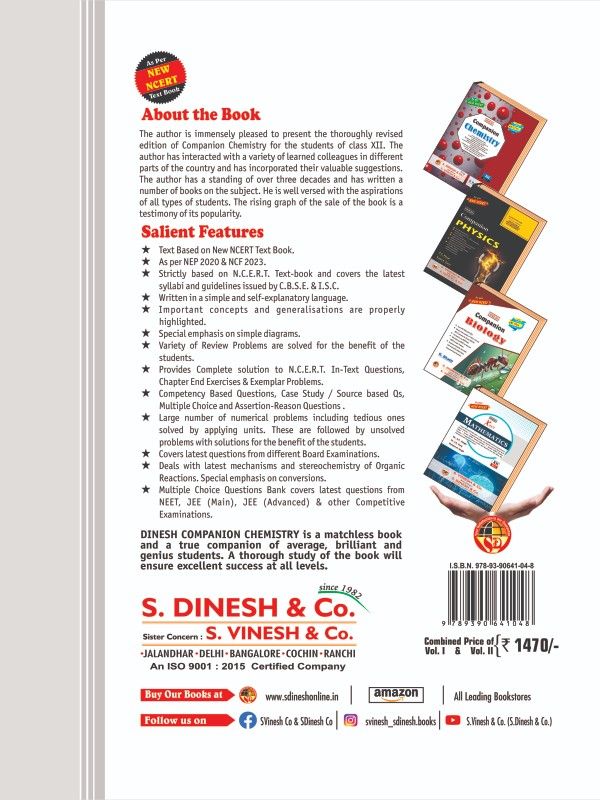 Companion Chemistry Vol I, II (New NCERT) Class 12 - Image 2