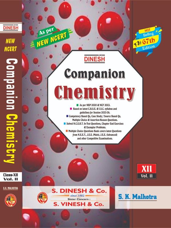 Companion Chemistry Vol I, II (New NCERT) Class 12 - Image 3