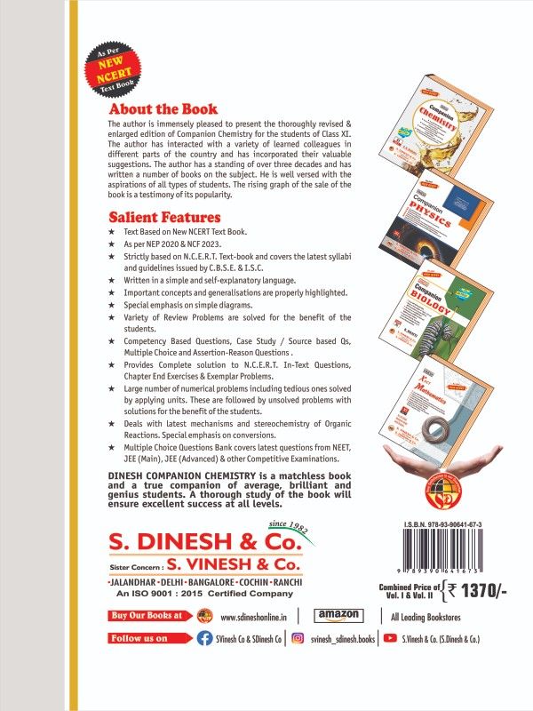 Companion Chemistry Vol I, II (New NCERT) Class 11 - Image 2