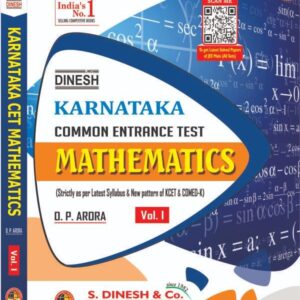 Karnataka CET Mathematics Vol. I, Vol. II