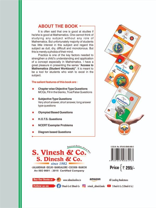 Access to Mathematics (Student Workbook) Class 7 - Image 2