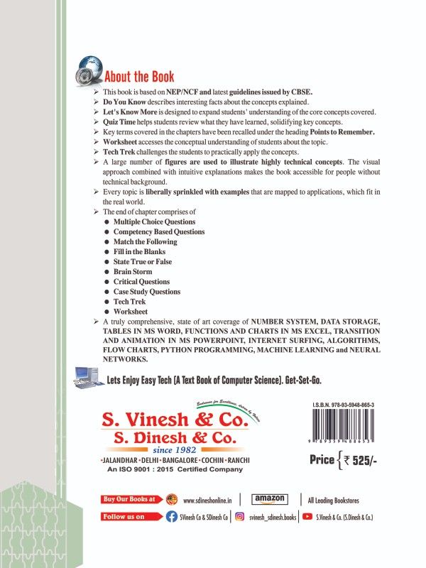 Easy Tech (A Text Book of Computer Science) Class 7 - Image 2