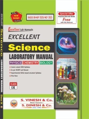 Excellent Science Laboratory Manual (in 2 Vol. : Book+ Manual) Class 9
