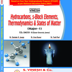 Hydrocarbons, S-Block Elements, Thermodynamics and States of Matter (Major-1) B.Sc. Sem. 3 Cluster University of Jammu