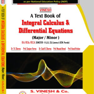 Integral Calculus and Differential Equations -B.A,B.Sc,BCA Sem. 2 (JU, CLU & GCW)