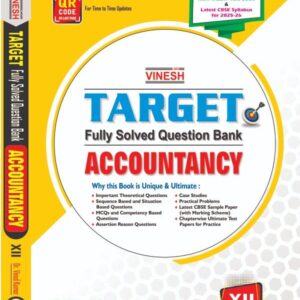TARGET Fully Solved Question Bank Accountancy Class 12
