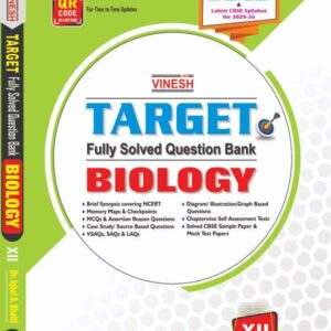 TARGET Fully Solved Question Bank Biology Class 12