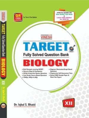 TARGET Fully Solved Question Bank Biology Class 12