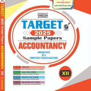 TARGET Sample Papers Accountancy Class 12 
