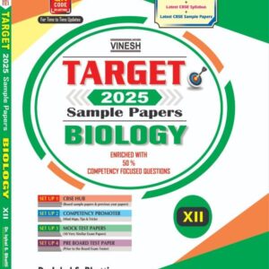 TARGET Sample Papers Biology Class 12 