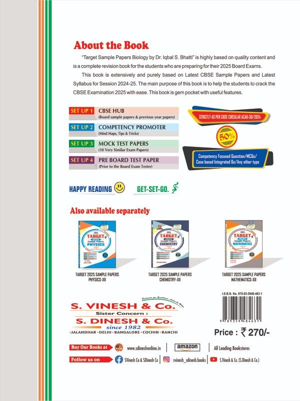 TARGET Sample Papers Biology Class 12 - Image 2