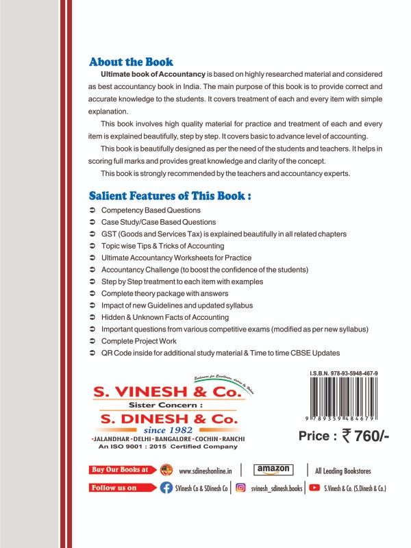 Ultimate Book of Accountancy Class 11 - Image 2
