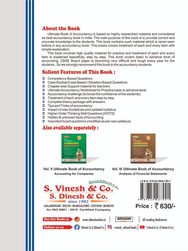 Ultimate Book of Accountancy (Accounting for Partnership Firms) Vol. I Class 12 - Image 2