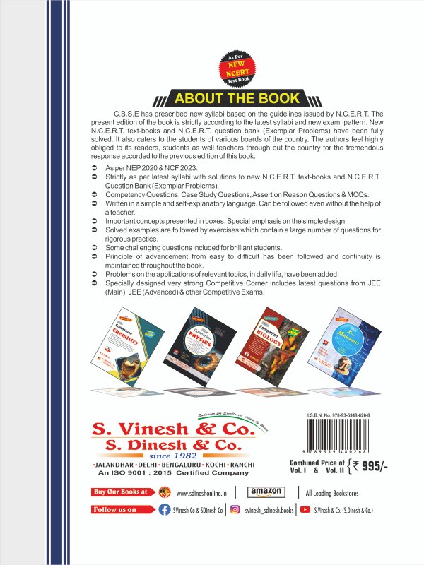 Xact Mathematics Vol. I, II (New NCERT) Class 11 - Image 2