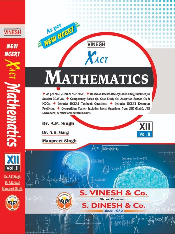 Xact Mathematics Vol. I, II (New NCERT) Class 12 - Image 3