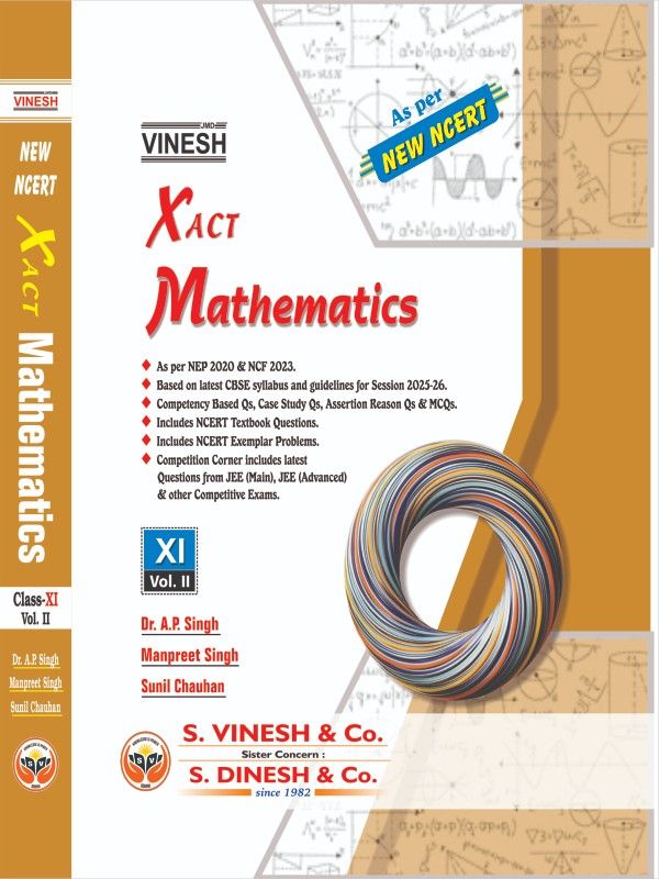 Xact Mathematics Vol. I, II (New NCERT) Class 11 - Image 3