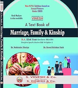 Marriage,Family & Kinship (English Medium) B.A. 3rd Year H.P.U.