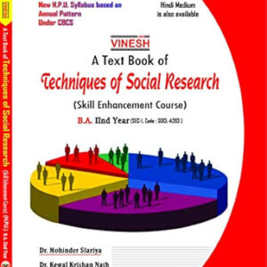 Techniques of Social Research ( Skill Enhancement Course) B.A. 2nd Year H.P.U. (English Medium)