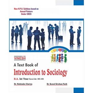 Introduction to Sociology B.A 1st year H.P.U. (English Medium)
