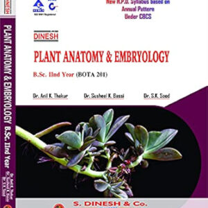 Plant Anatomy & Embryology for B.Sc.- IInd Year H.P.U.