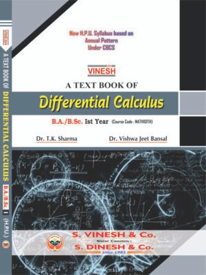 Differential Calculus B.A. B.Sc. Ist Year HPU