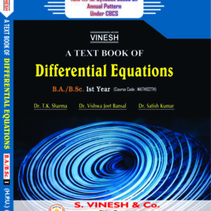 Differential Equations B.A. B.Sc. Ist Year HPU