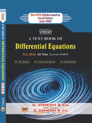 Differential Equations B.A. B.Sc. Ist Year HPU