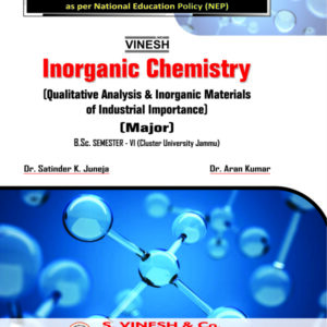 Inorganic Chemistry (Qualitative Analysis and Inorganic Materials of Industrial Importance) (Major) -B.Sc. Semester 6 Cluster University of Jammu
