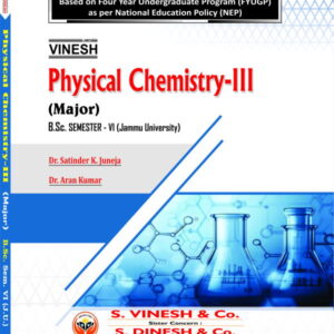 Physical Chemistry-III (Major) B.Sc. Semester 6 Jammu University