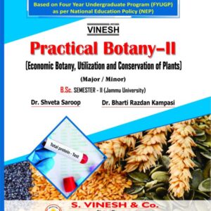 Practical Botany–II (Economic Botany, Utilization and Conservation of Plants) (Major / Minor) B.Sc. Semester 2 Jammu University